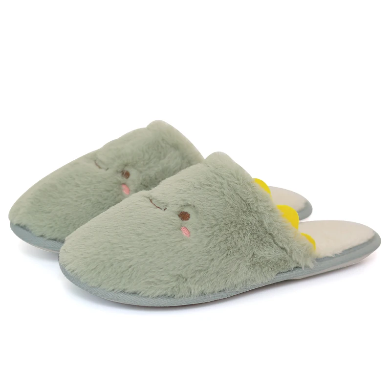 

Multi Color Cartoon Animal Shape Flat Bottomed Warm Slippers With Antiskid Soles at Home