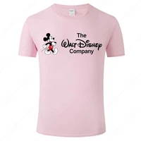 disney mickey mouse mens and womens summer cotton t shirt casual fashion short sleeve trendy printed brand top asian size