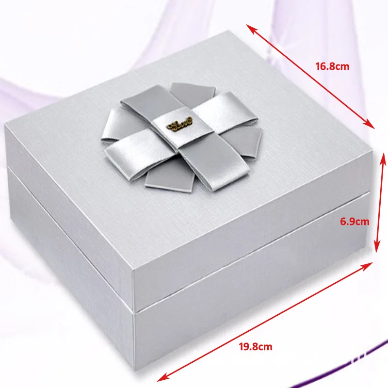 

Luxury Women Gift Set 360 Degrees Rotation Diamond Watches 925 Sterling Silver Needle Stud Earring Suit Flower Box Lady's Gifts