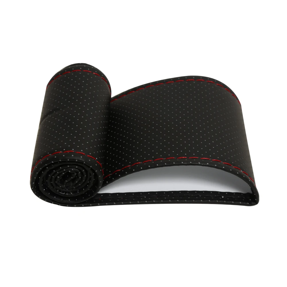 Чехол на руль автомобиля из кожи 38 см для Mercedes Benz W203 W204 211 AMG Smart Starline A93 Citroen C4 и др.