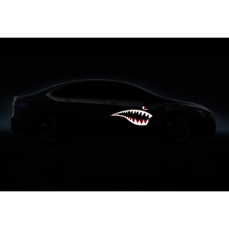 

Waterproof PVC Decal Shark Teeths for Kayak Boat Car Truck Stickers