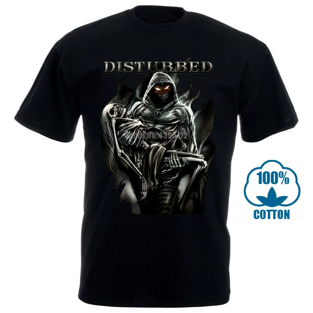 Черный Distursed Lost Souls рубашка s m l Xl Xxl Официальная футболка металлическая рок-группа футболка - Цвет: Черный