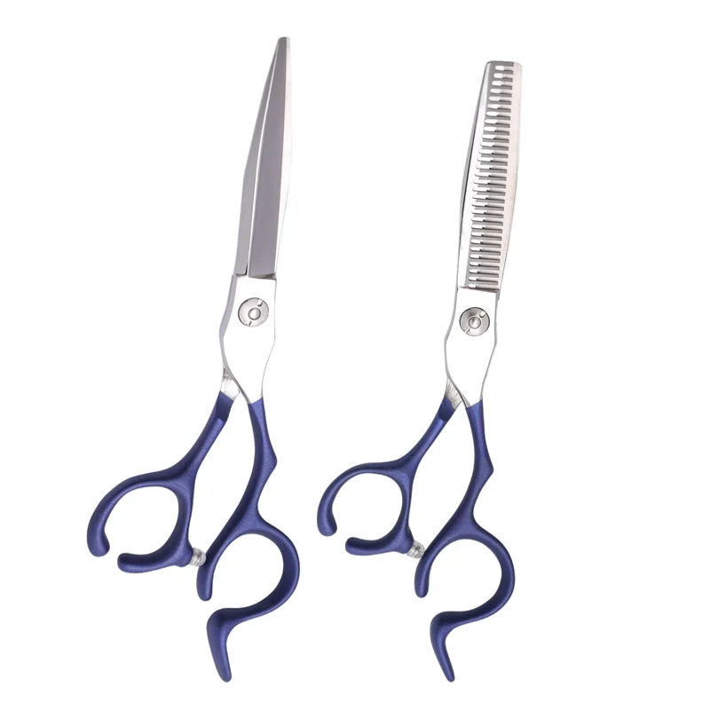 

6 inch Japanese Stainless Steel 9cr13 Bearing Screw Salon Barber Hair Scissors