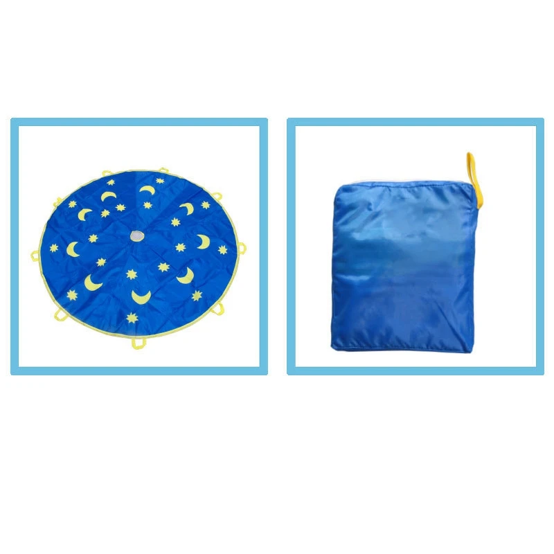 

the Parachute Trampoline with Handle Parachute for Kids Gifts Foldable Polyester Cloth