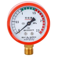 propane dial pressure gauge propane regulator welding gas gauges 0 2 5mpa 0 0 25mpa pressure reducing valve gas flowmeter