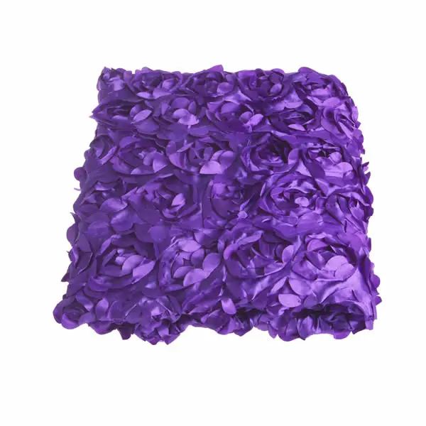 Purple 140*200 см сатин 3D Роза проходу свадебный Декор Ковер занавес 72XF - Цвет: Purple