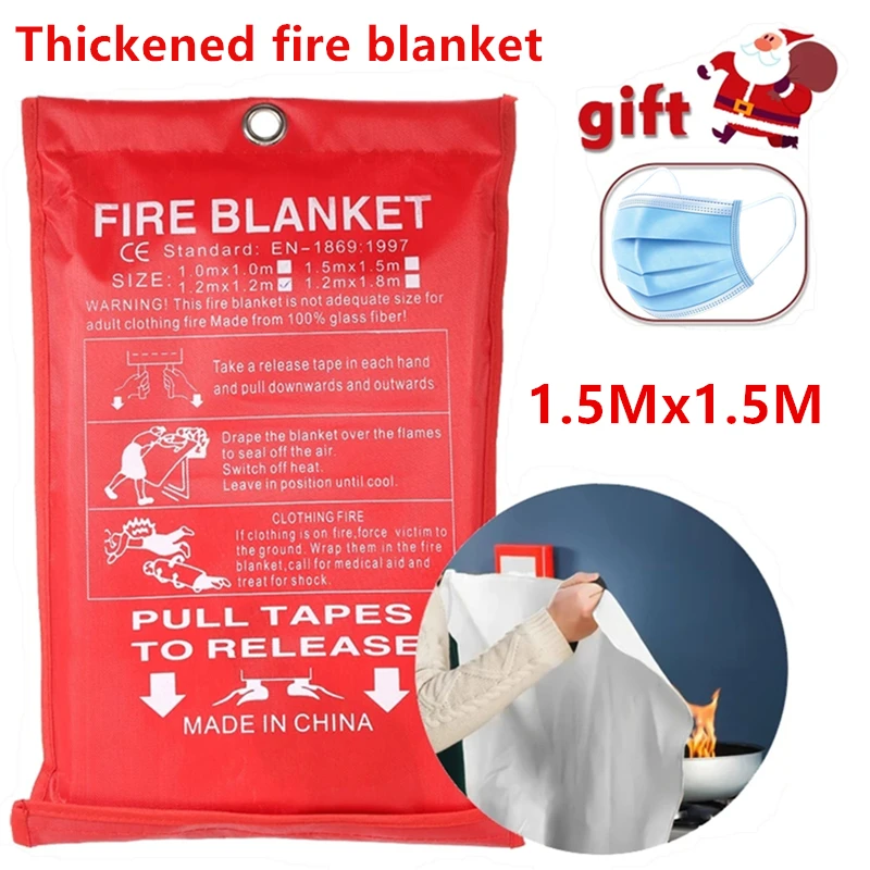 Fibra de Vidro à Prova de Fogo Retardador de Chama Abrigo de Sobrevivência de Emergência Cobertura de Emergência à Prova de Fogo Cobertura à Prova de Fogo de 1.5m x 1.5m