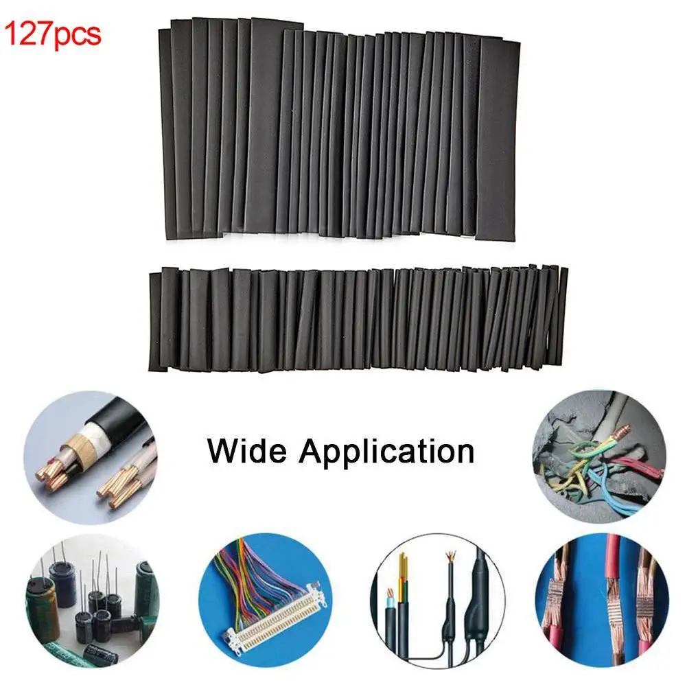 127 шт. термоусадочные трубки для электропроводов|Кабельные рукава| |
