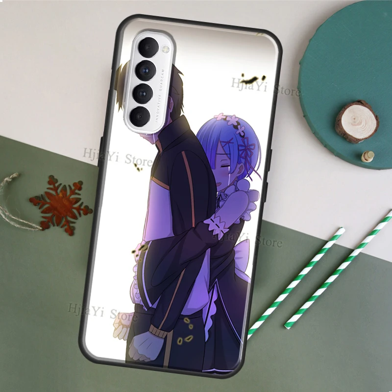 Natsuki Subaru Re Zero для OPPO A52 A72 A83 A91 A5 A9 A53 A31 2020 F5 F7 Reno 4 Pro 2Z A5S A1K A15 чехол телефона - купить по
