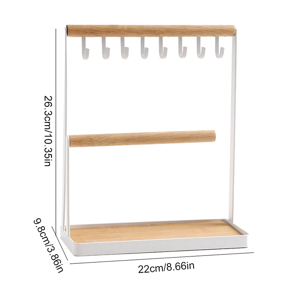 

Jewelry Organizer Nordic Marble T-Shape Jewelry Display Golden Iron Earrings Necklace Rack for Bracelets Rings Gift Necklace