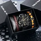 Часы наручные мужские кварцевые с календарем, 5 шт.комплект