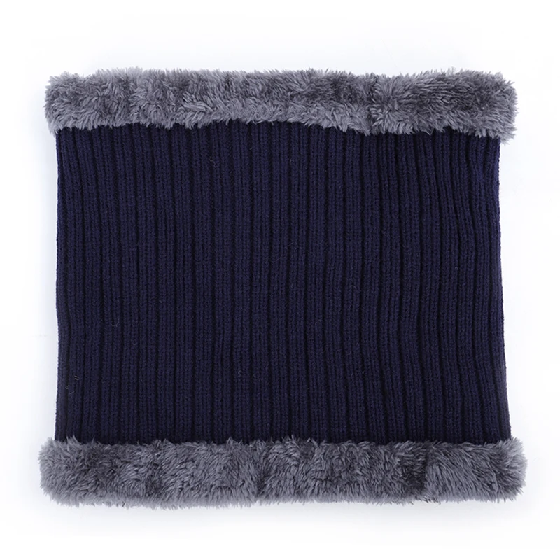 Зимняя шапка популярная мужская теплая вязаная шарф мужской индивидуальный