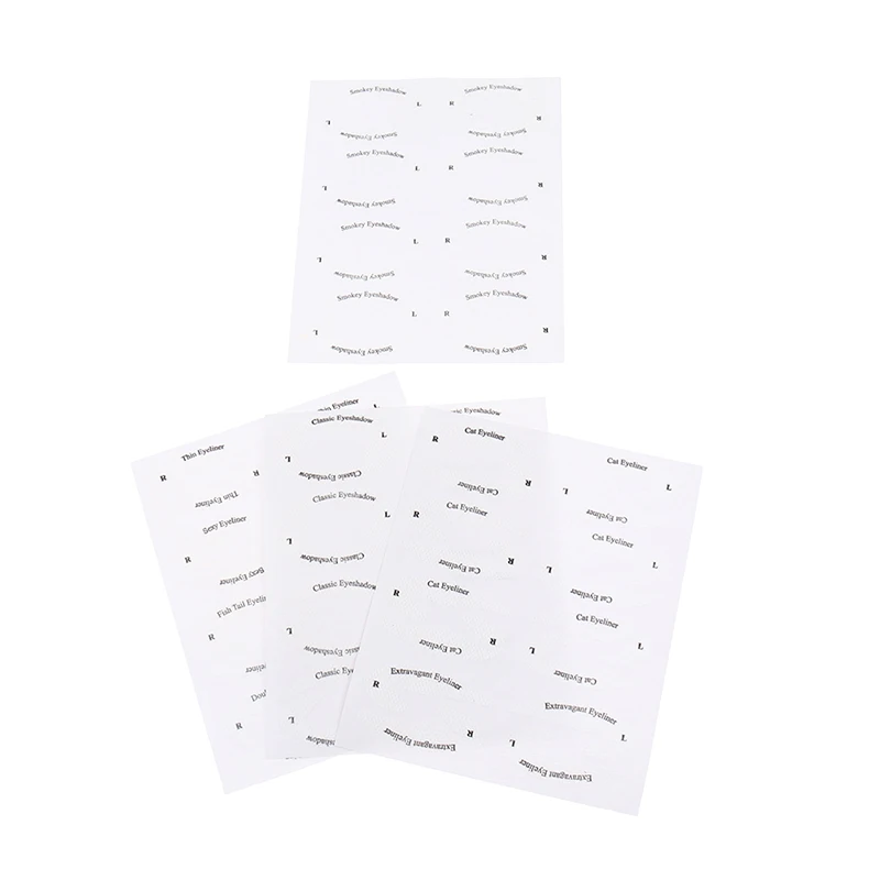 

4 Pcs/Set Eye Makeup Quick Eyeliner Eyeshadow Stencil Stickies Lazy Useful Eye Shadow Moulds Card Draw Eye Template Beauty Tool