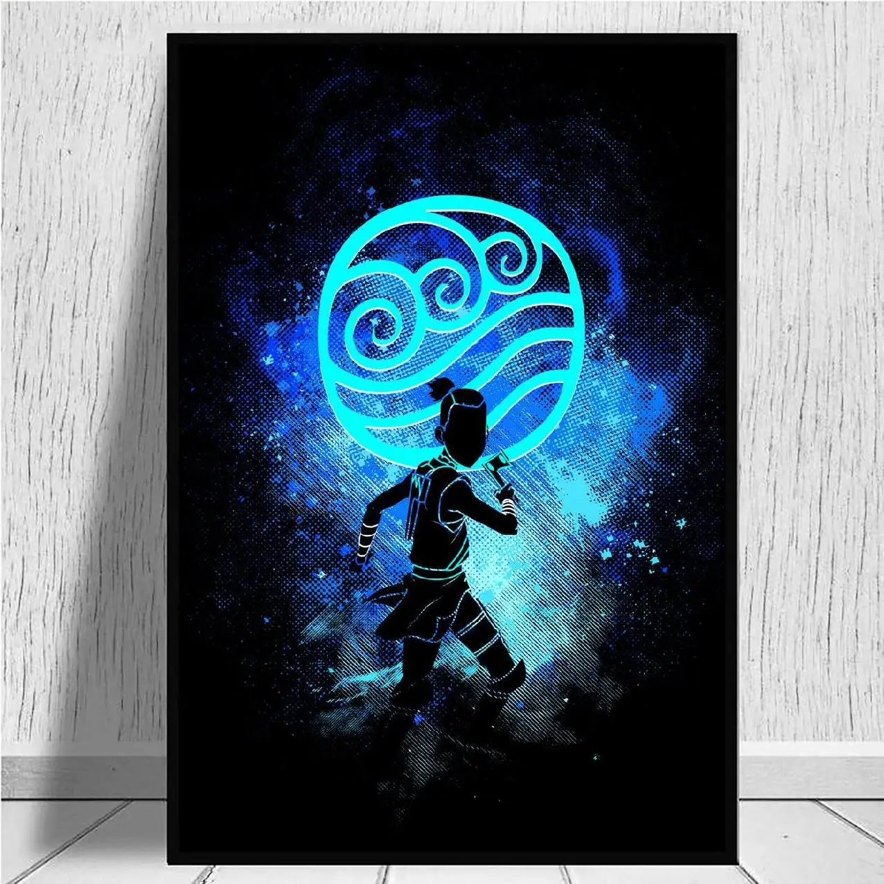 Плакат на холсте с изображением воина водяного племени домашний декор картина