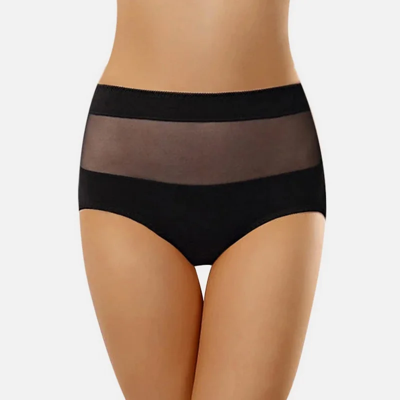 Женские хлопковые трусики пуш-ап с высокой талией эластичные треугольные