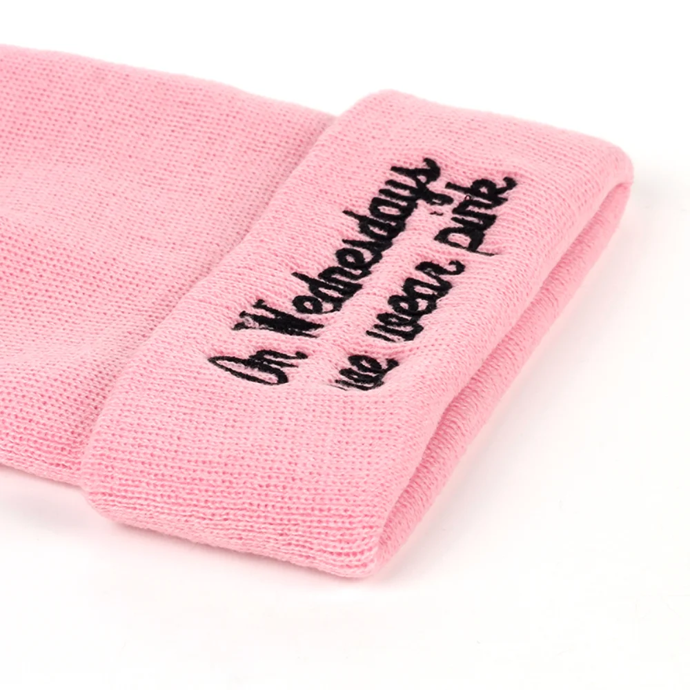 Кепка для мужчин и женщин уличная розовая Зимняя теплая шапка Хлопковая шапочка