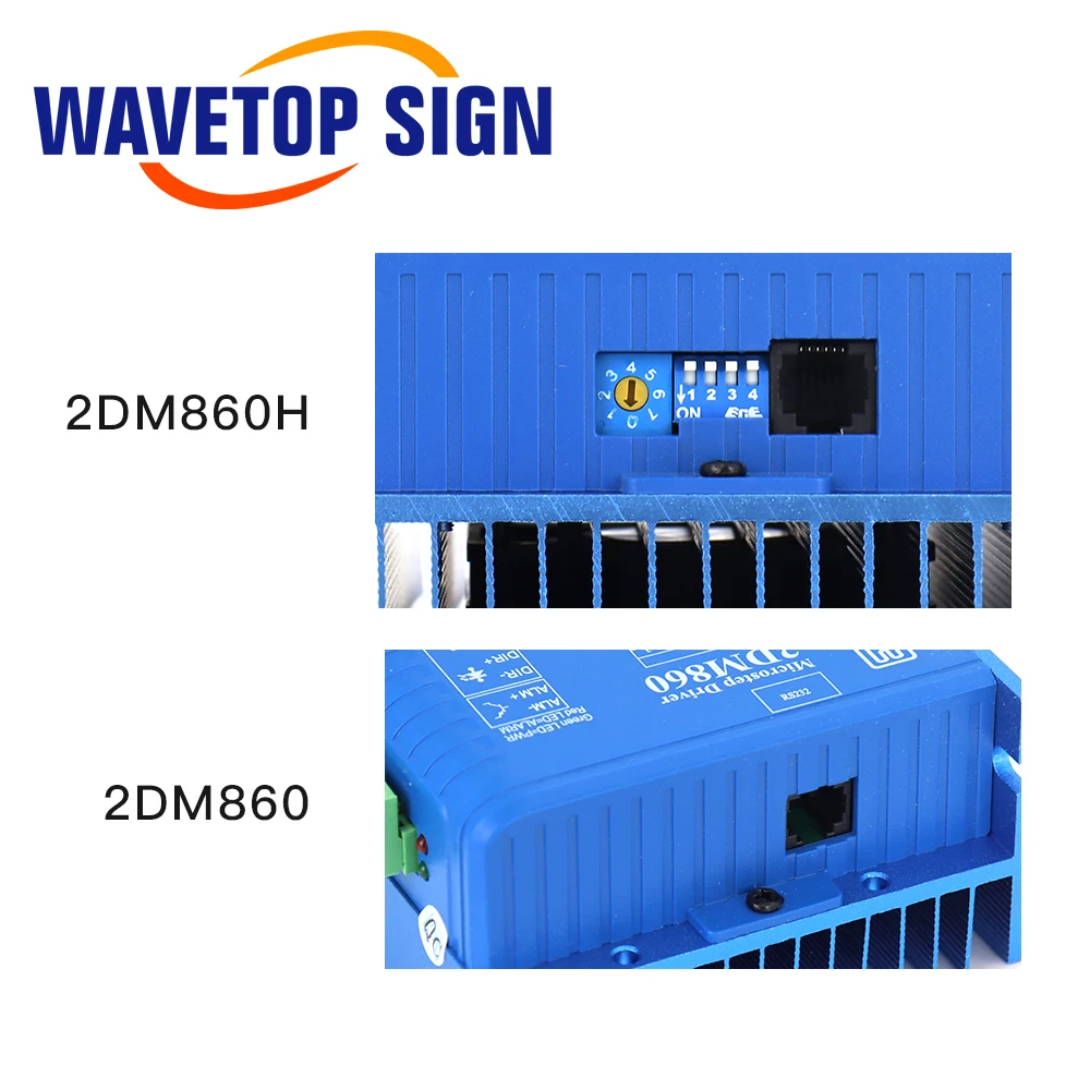 Драйвер шагового двигателя WaveTopSign 2 фазы 2DM860H 2DM860 18-80 В переменного тока ток 1-8 4 для