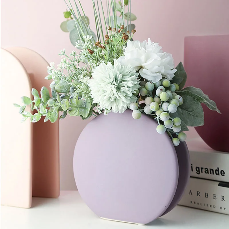 Ваза Morandi Керамическая Настольная для декора комнаты декоративные вазы стола