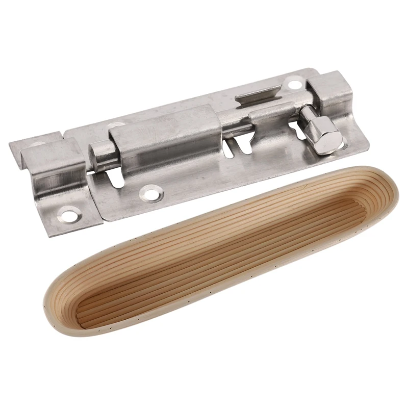 1 Pcs Door Lock 73Mm For Bathroom Toilet Shed Bedroom Catch Latch &ampamp Natural Rattan Fermentation Wicker Basket | Обустройство
