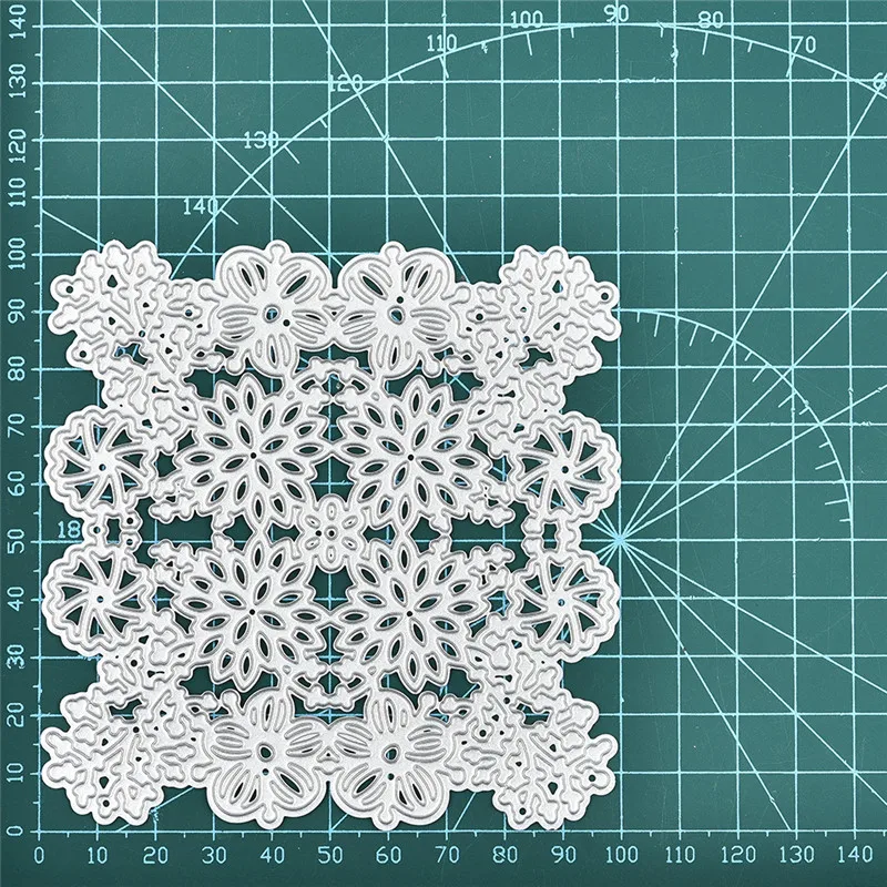 DiyArts цветочный цветок рамка для резки металла трафареты DIY скрапбукинга