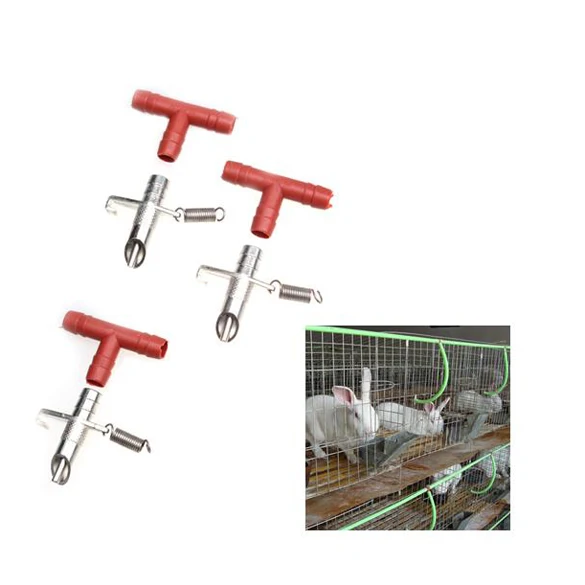 

Newly 50 Pcs Rabbit Drinker Rabbit Mouse Nipple Water Drinker Rodent Water Feeder XSD88
