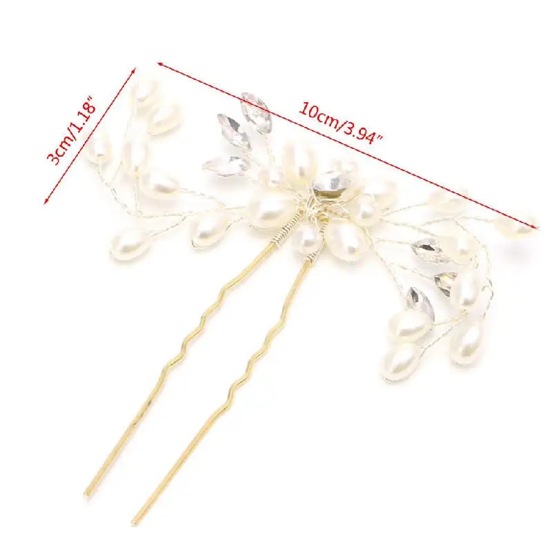 

Festival Wedding Hairpin Beautiful Headdress Plait Hair Clip Vine Accessories 97QF