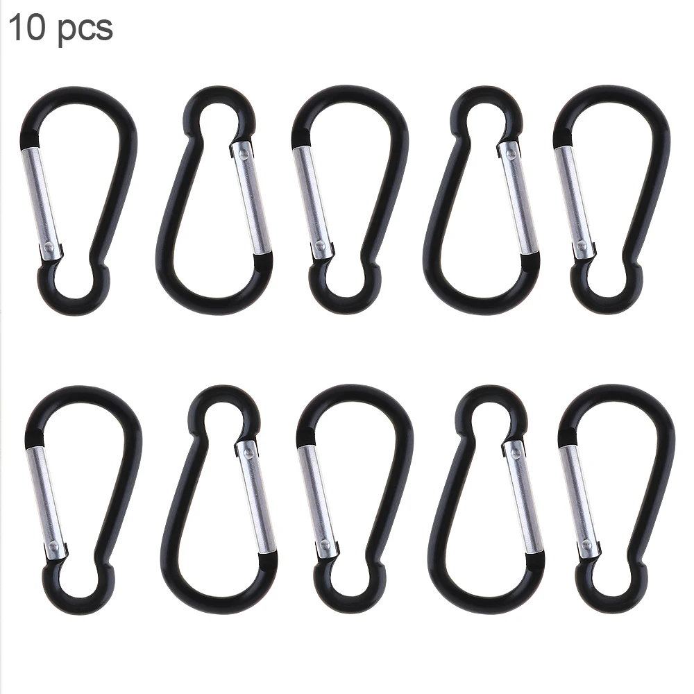 

10pcs Gourd Type Numbers 5 Climbing Buckle with Aluminum Alloy Nuts Buckle for Backpack Etc