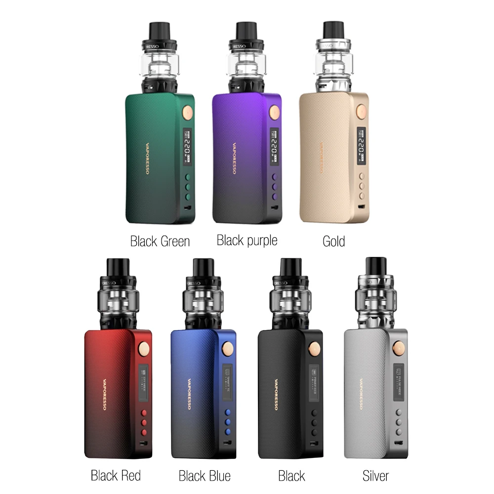 Vaporesso GEN Kit 220 Вт GEN Box Mod и 8 мл SKRR S Tank Fit QF Coil VS Armour Pro Kit электронная сигарета испаритель
