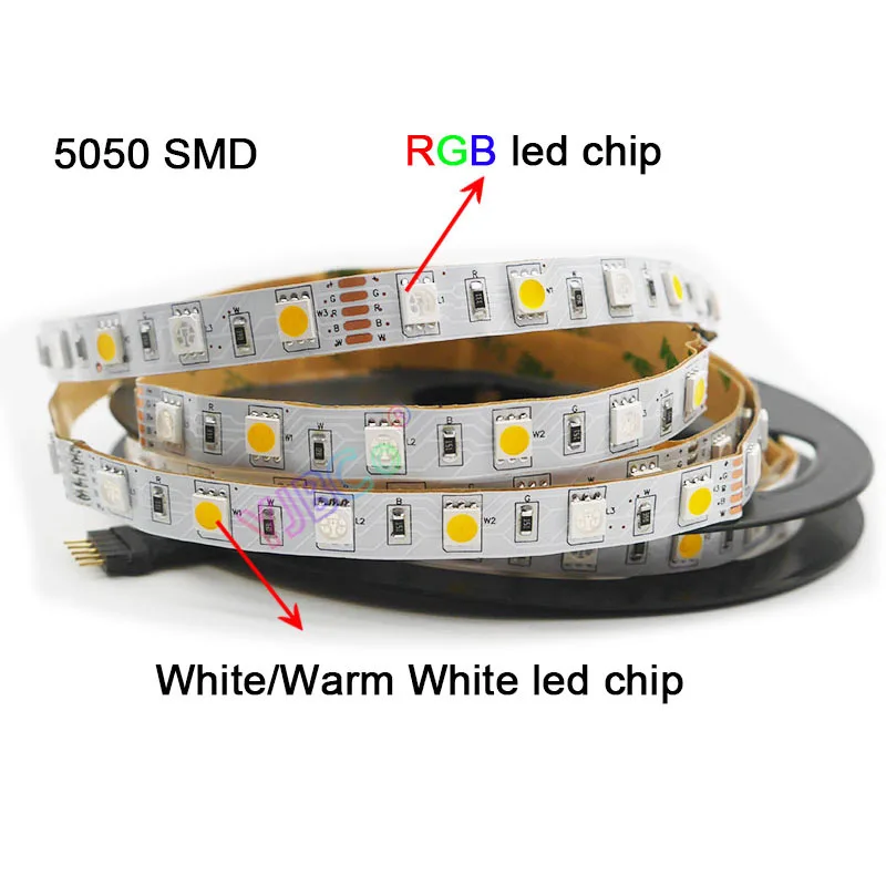 СВЕТОДИОДНАЯ лента SMD 5050 5 м 300 светодиодов RGB RGBW CCT 12 В 24 Неоновая Гибкая