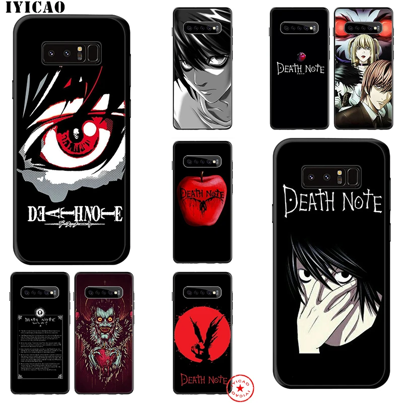 IYICAO Dead Note Аниме мягкий чехол для samsung Galaxy S10e S10 S9 S8 8 9 10 Plus S6 S7 Edge TPU |