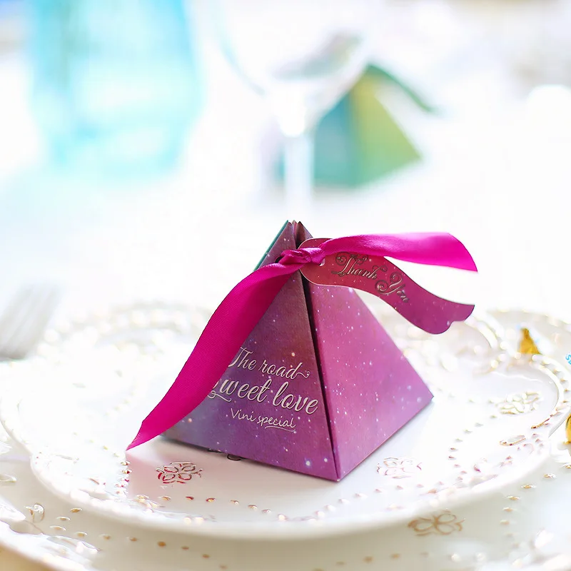 Бумажная коробка со свадебными сувенирами подарочные коробки для сладостей