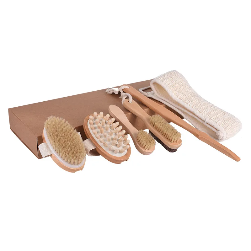 

6pcs Clean Body Brush Soft and Comfortable Shower Brush Dry Brush SPA Supplies Silicone Shower Body Brush Foot Scrub Body Brush