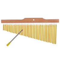 36 bar chimes gold aluminum alloy wooden bar percussion instruments accessories
