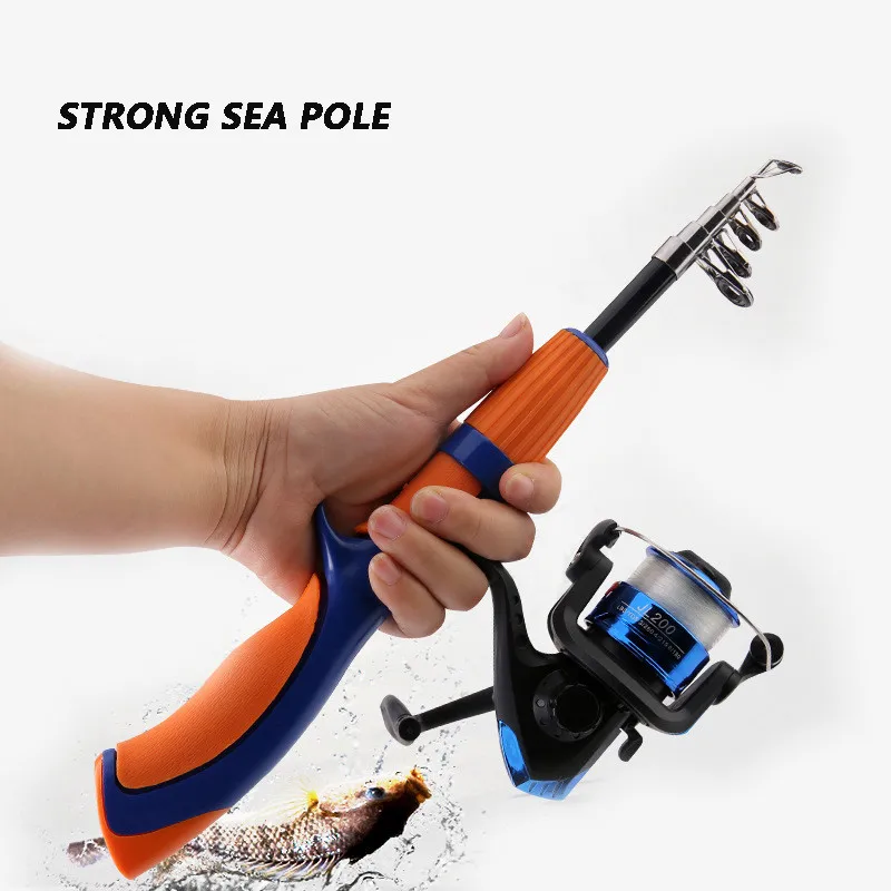 

Telescopic Reel Fishing FRP Portable Combo 1.2-1.6m Wheel Rod Fishing Fishing Hard Travel Rod Fishing Fiber Carbon pole Fiber Fi