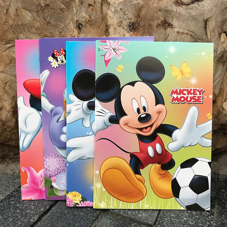 Микки Минни мультфильм А5 блокнот Дисней Маус Дональд Дак милые записные книжные