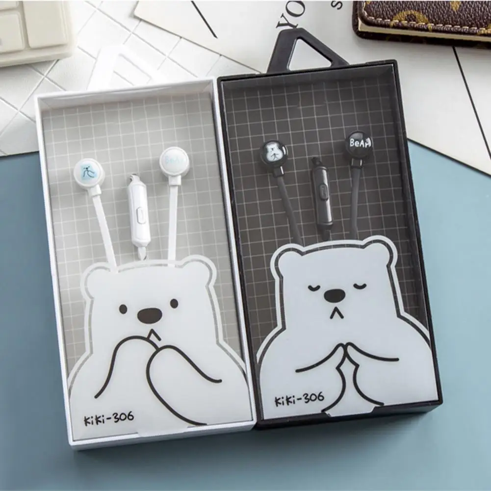 Наушники с героями мультфильмов Шум снижение 3 5 мм Jack проводной In-ear спортивный