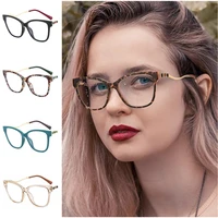 fashion anti blue glasses unisex retro optical eyeglass cat eye spectacles personality eyewear 7 colors available