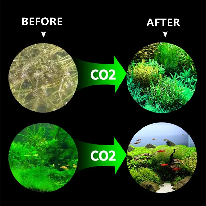 Аквариумный генератор CO2 набор co2 из нержавеющей стали цилиндрический система
