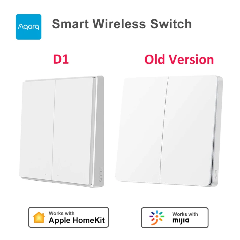 Умный Беспроводной Выключатель Aqara D1 ZigBee выключатель с дистанционным