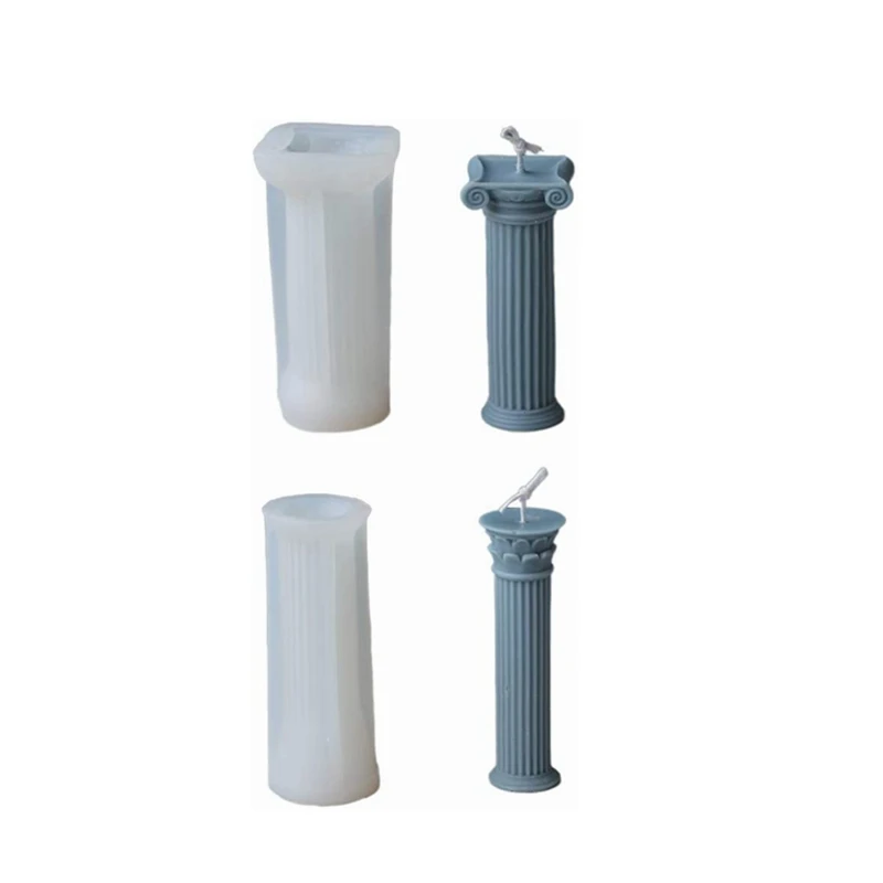 Римские колонны пресс формы для свечей ароматерапевтическая свеча гипсовая