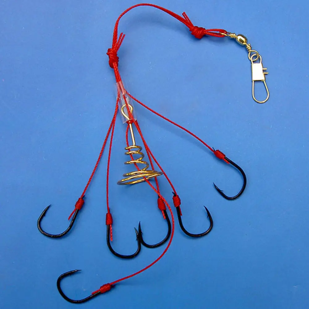 

2pcs Explosion Fishing Hook Fishing Lure Bait Trap Feeder Cage Sharp Fishing Hook with Stainless Steel Springs