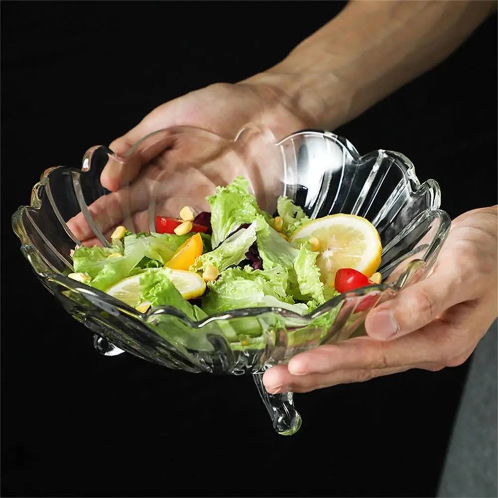 Хрустальный стеклянный фруктовый поднос современный журнальный столик для