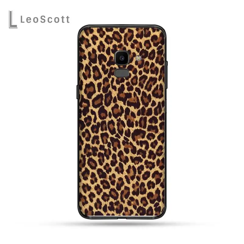 

Sexy leopard Phone Case For Samsung Galaxy J2 J4 J5 J6 J7 J8 2016 2017 2018 Prime Pro plus Neo duo