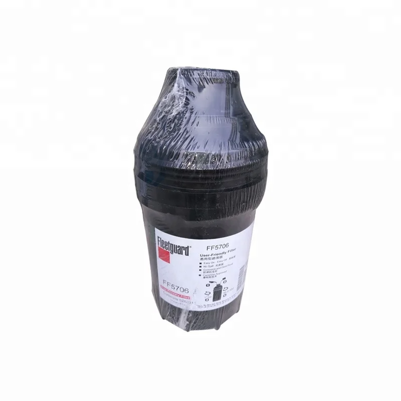 

Original 5262311/5283169 fleetguard FF5706 plastic fuel filter for truck ISF 3.8 engine 5262312/FH22037