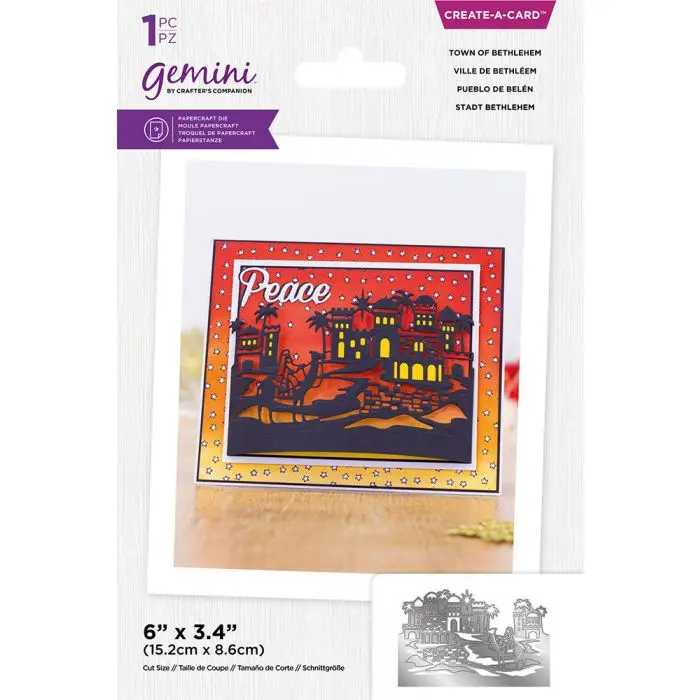 Металлические штампы вифлеемский город форма для вырезок бумаги ножа рукоделия