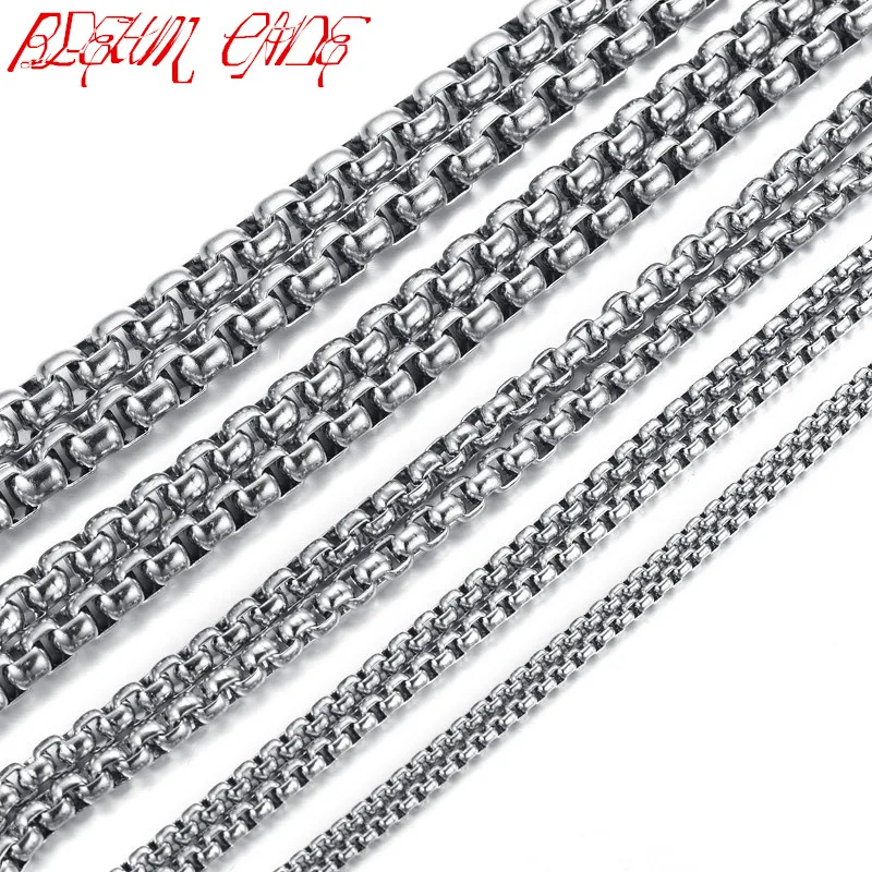 Мужская цепь из нержавеющей стали винтажное ожерелье аксессуары для ювелирных