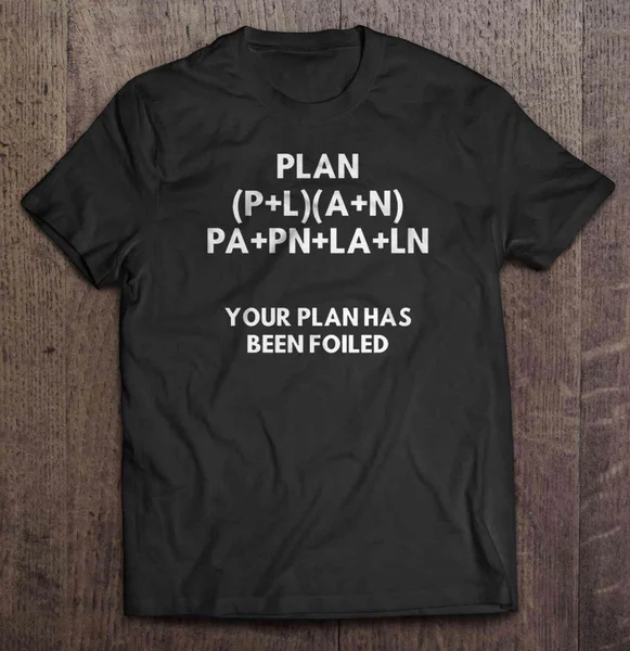 

Plan Your Plan Has Been Foiled - T-shirts
