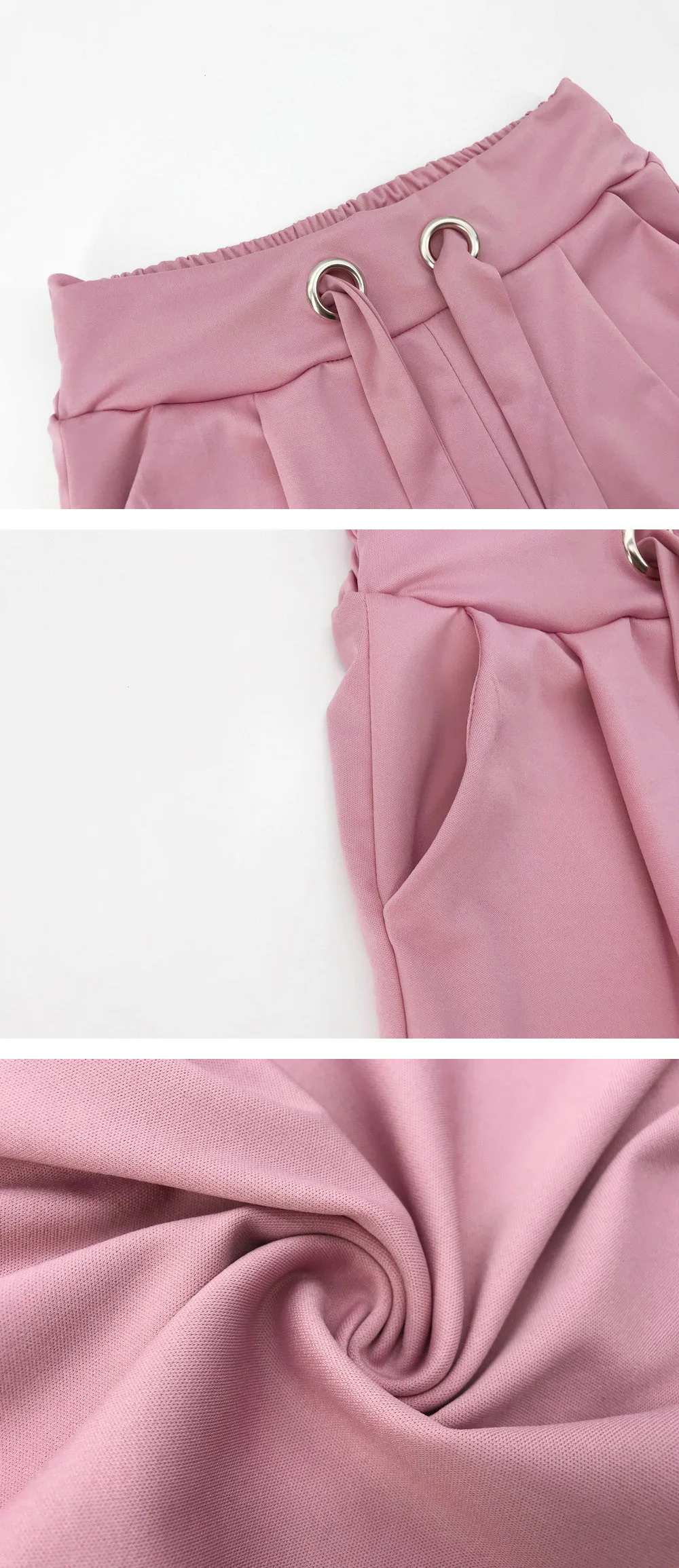 

England Style Women Summer Solid Pencil Pants Pockets and Sashes Decor High Waist Casual Pants Female Trousers Trend Streetwear