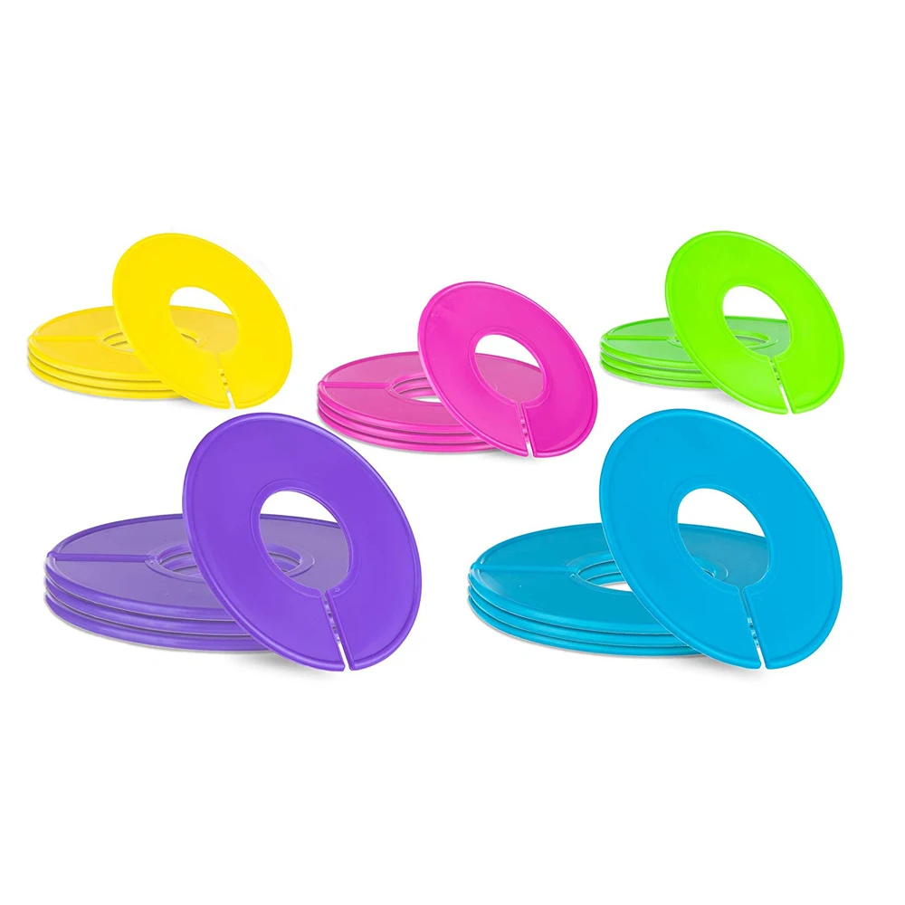 48 шт. круглые вешалки для одежды 8 цветов|Ярлыки одежды| |