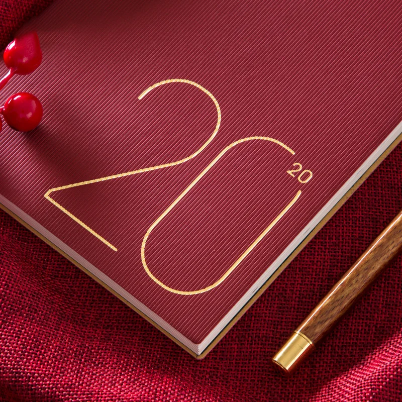 Простой утолщенный блокнот формата A5 для планирования 2020 органайзер недели на 365